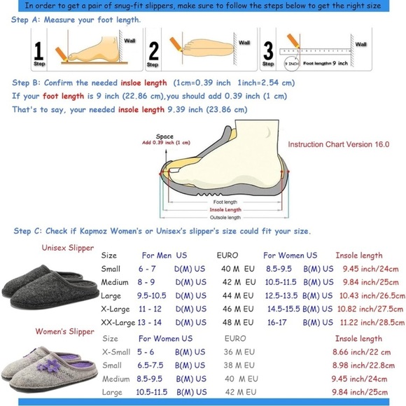 LE KAPMOZ Organic Merino Wool Warm Slip On House Slippers Breathable Clog - Picture 7 of 14